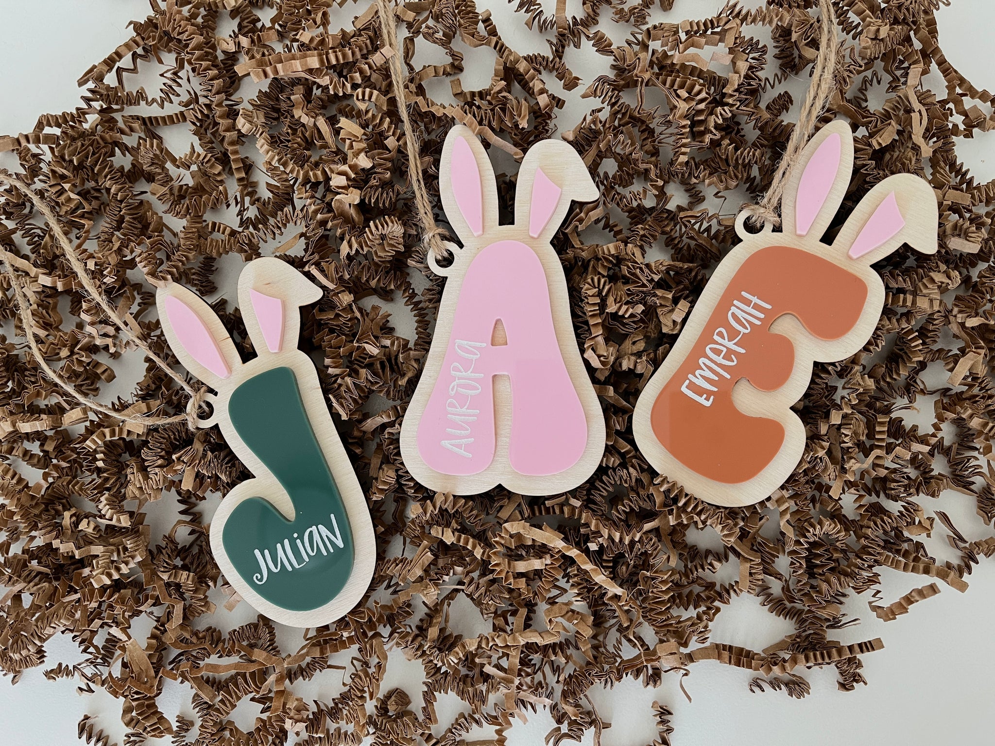 Easter Acrylic Tags  Letter Tags – Grace and Roses Co
